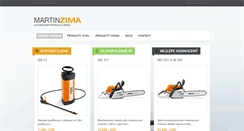 Desktop Screenshot of martinzima.cz